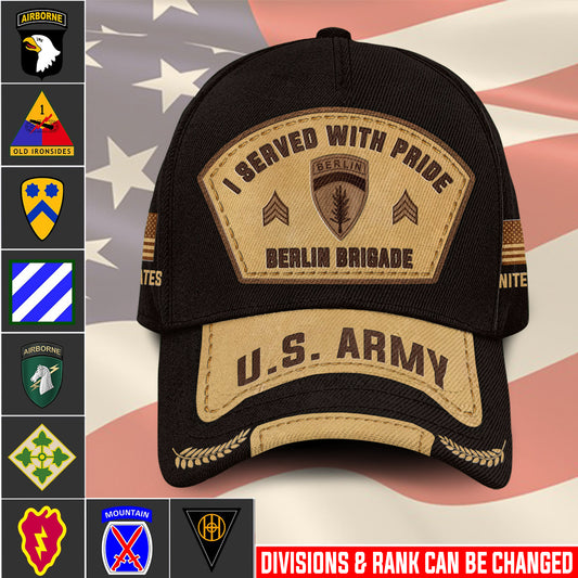 US Military – Army Division All Over Print Cap