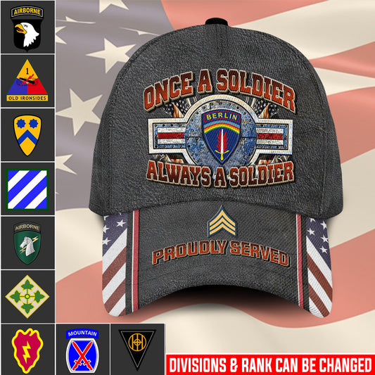 US Military – Army Division All Over Print Cap