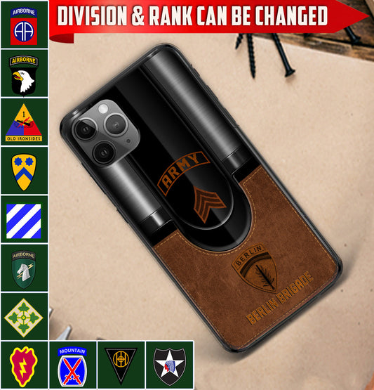 Personalized US Military - Army Division Phone Case Printed