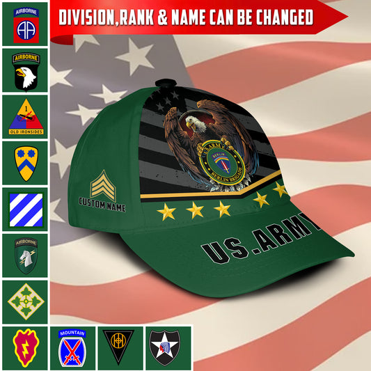 US Military – Army Division All Over Print Cap