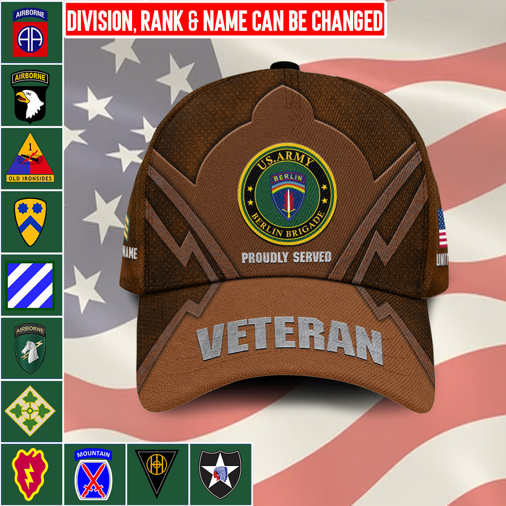 US Military – Army Division All Over Print Cap