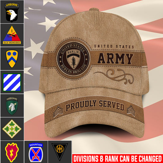 US Military – Army Division All Over Print Cap