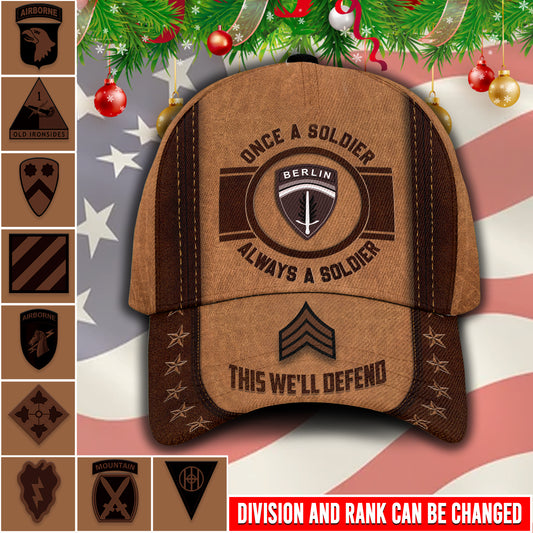 US Military – Army Division All Over Print Cap