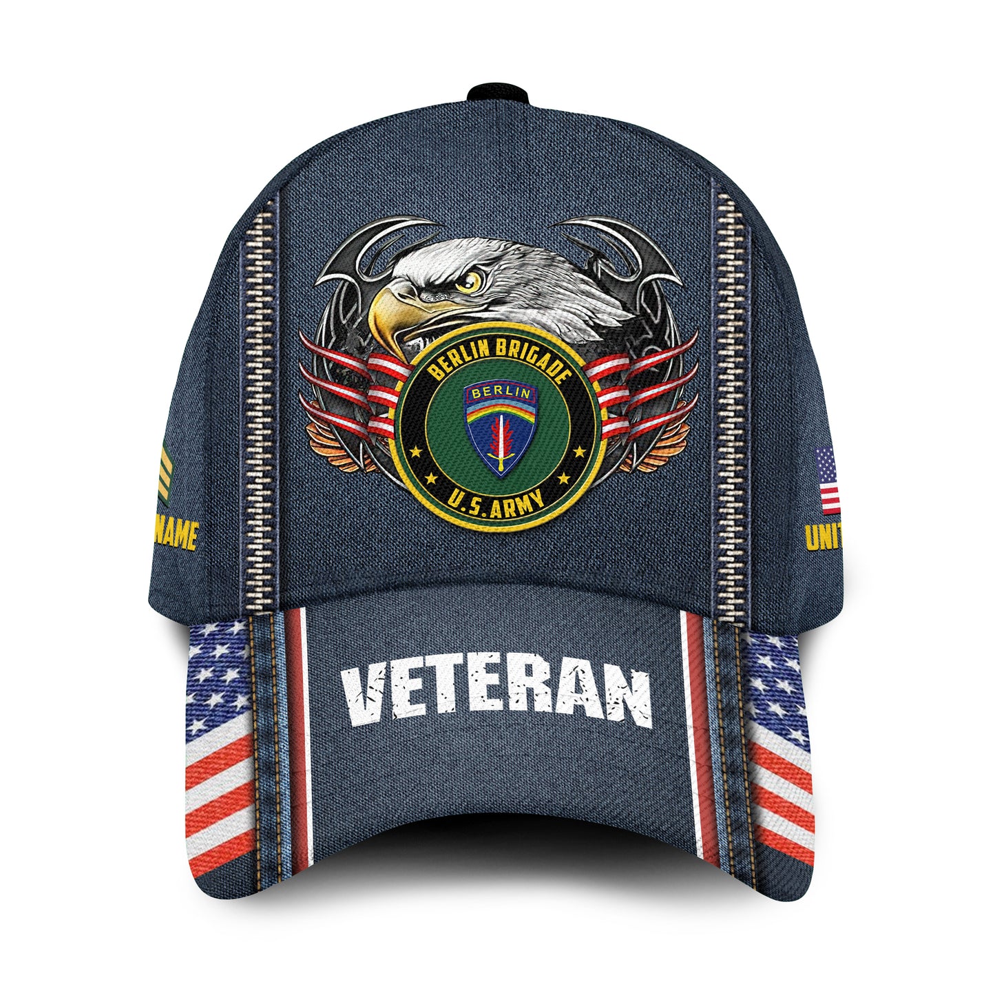 US Military – Army Division All Over Print Cap