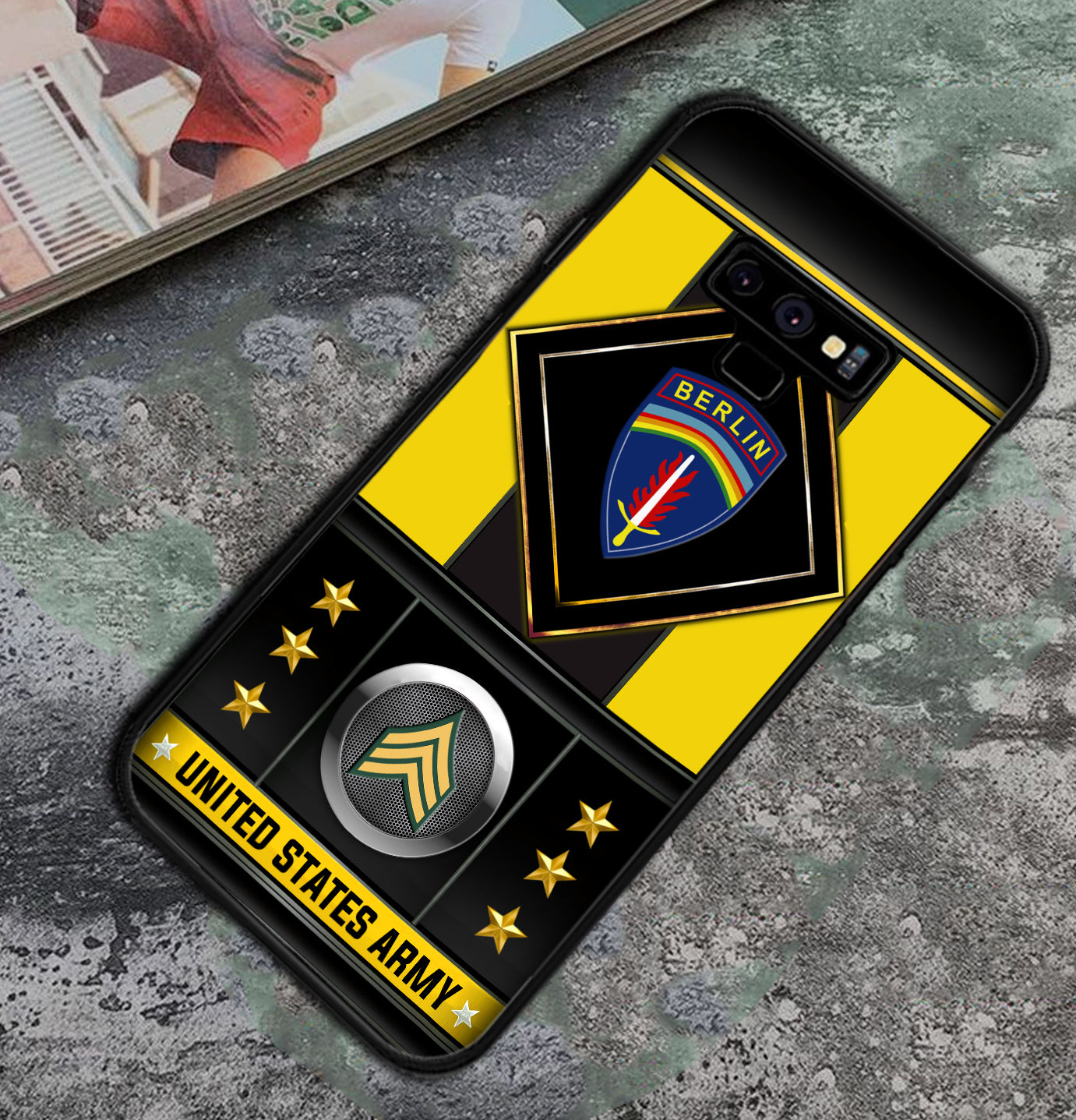 Personalized US Military - Army Division Phone Case Printed