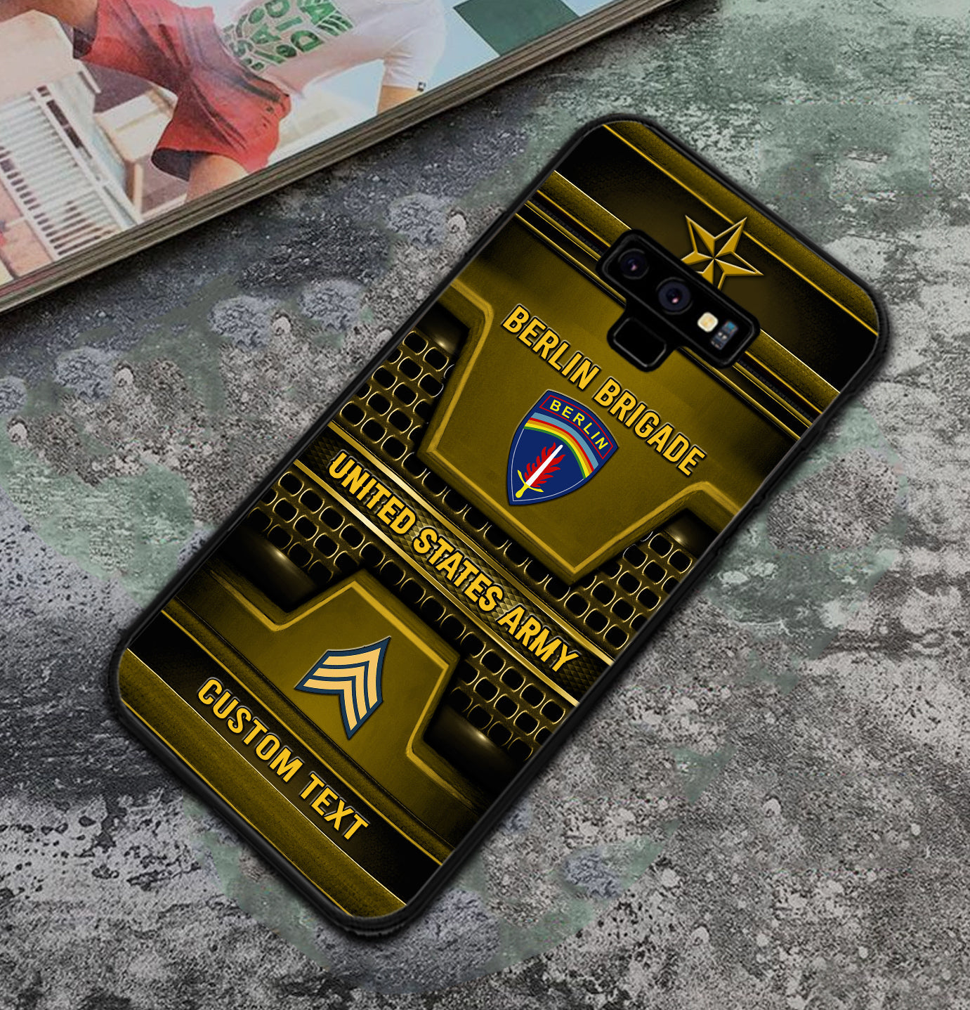 Personalized US Military - Army Division Phone Case Printed