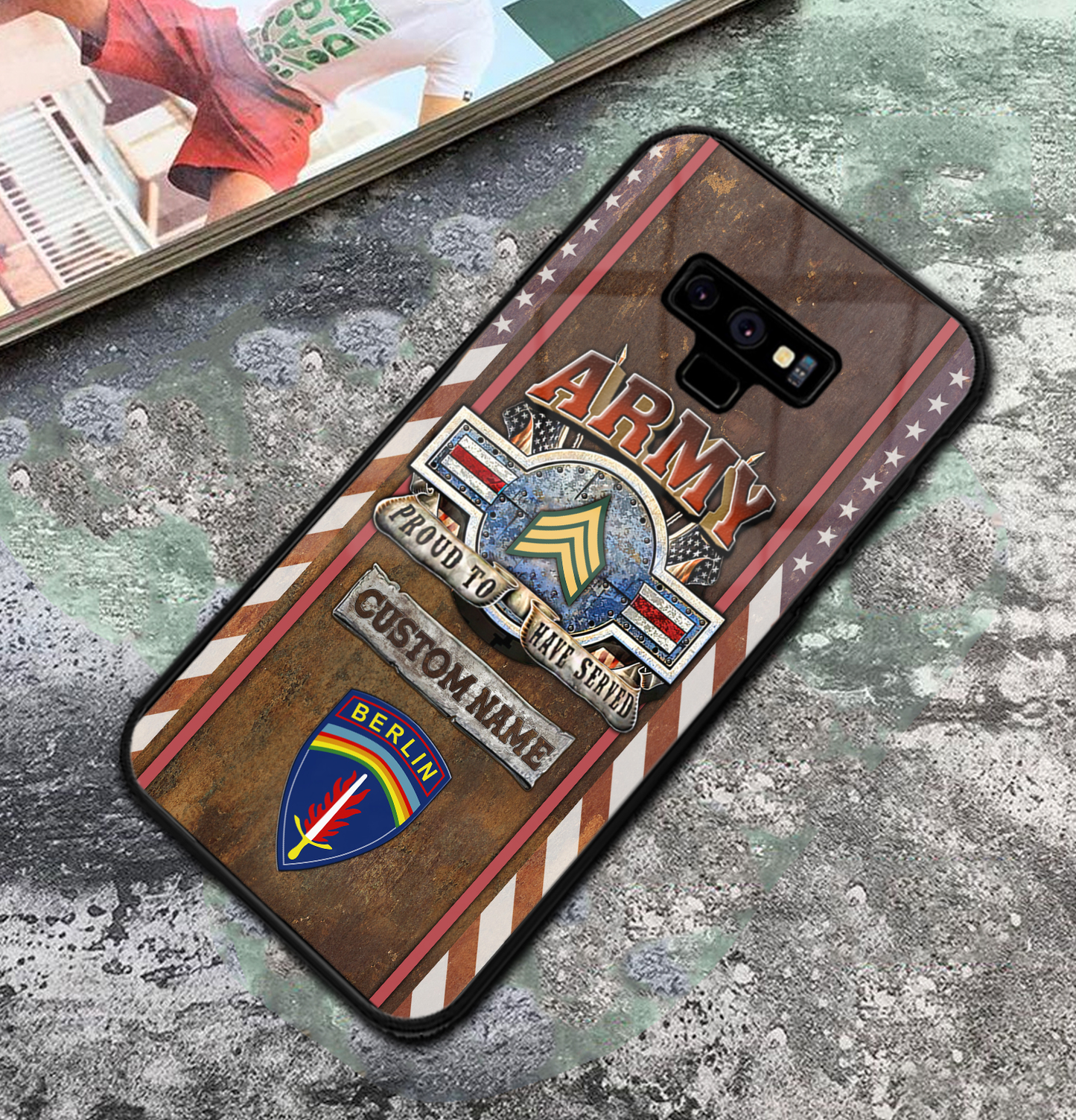 Personalized US Military - Army Division Phone Case Printed