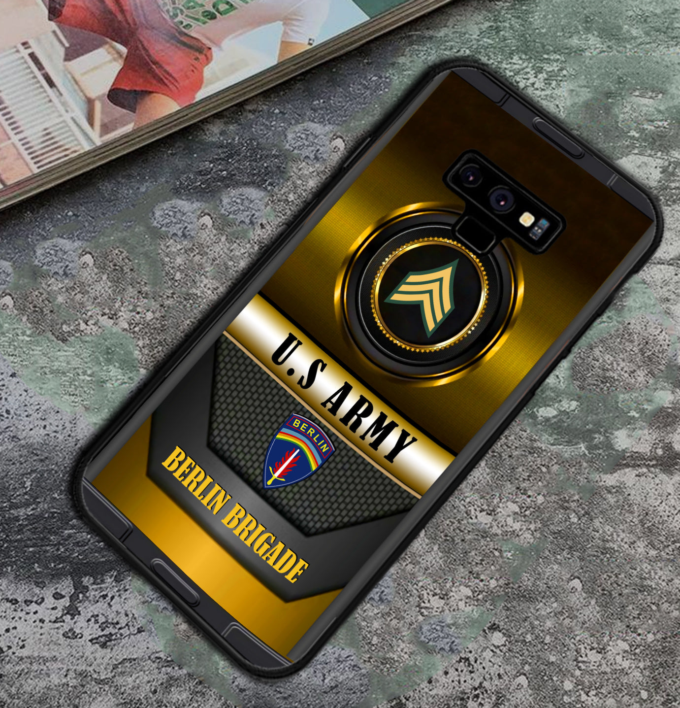 Personalized US Military - Army Division Phone Case Printed