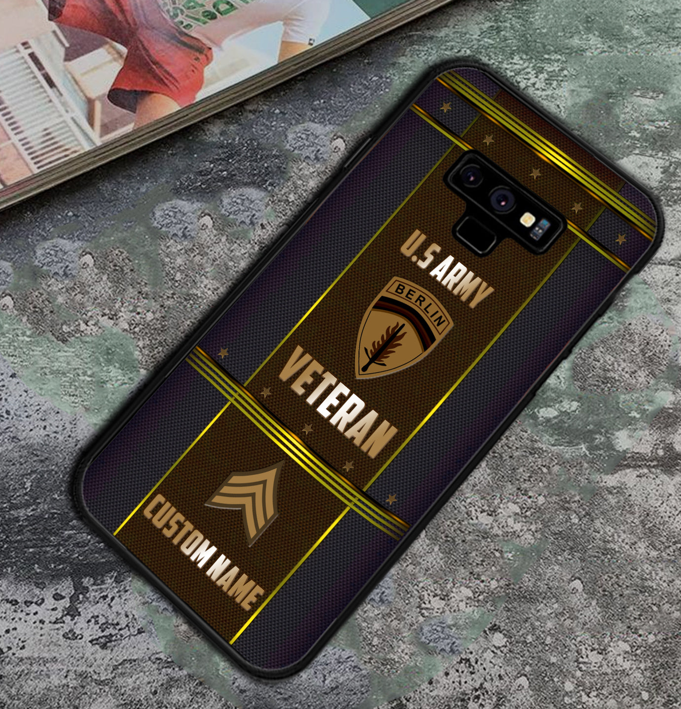 Personalized US Military - Army Division Phone Case Printed