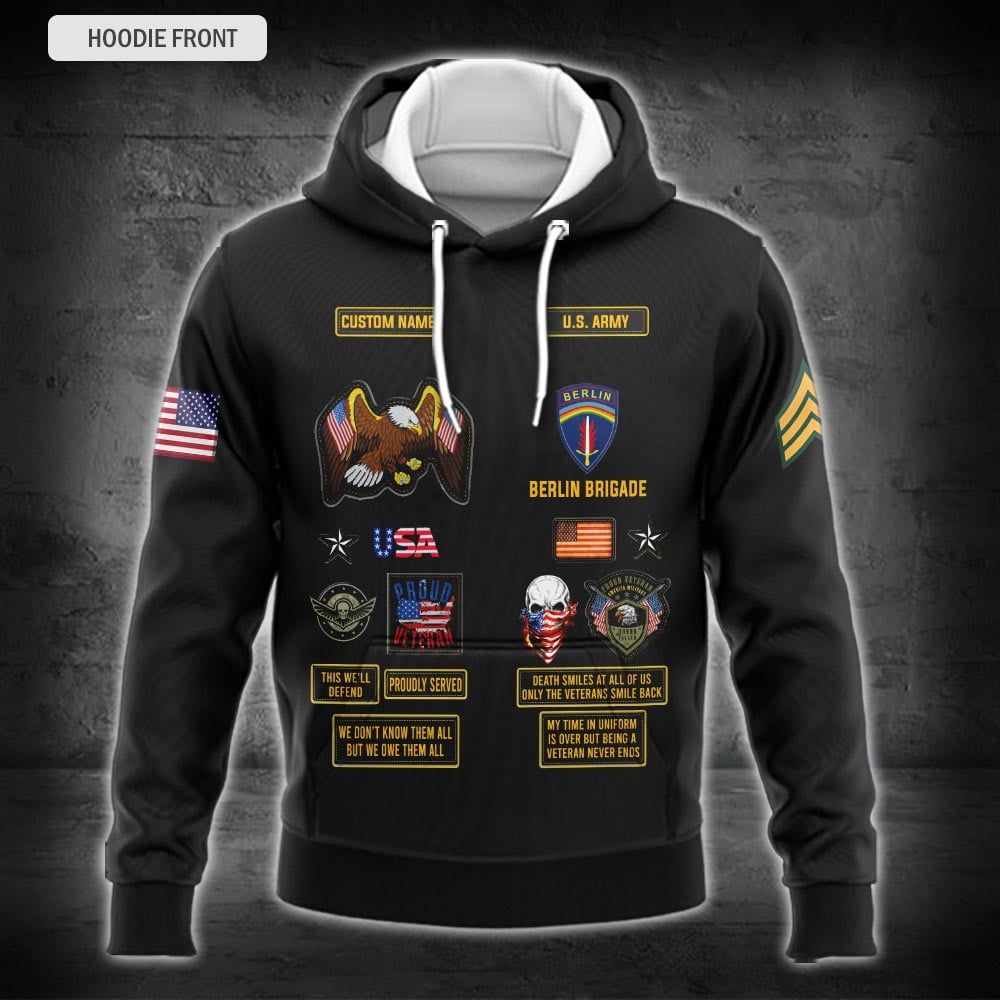 US Military – Army Division All Over Print Hoodie