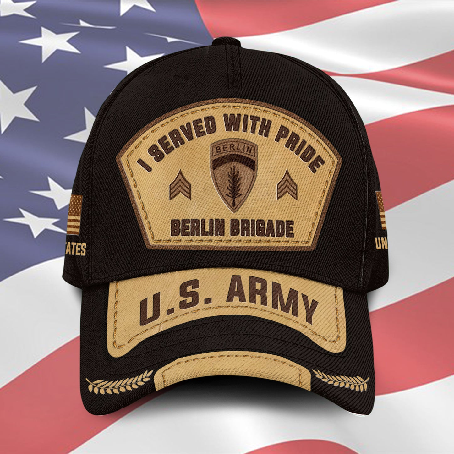 US Military – Army Division All Over Print Cap