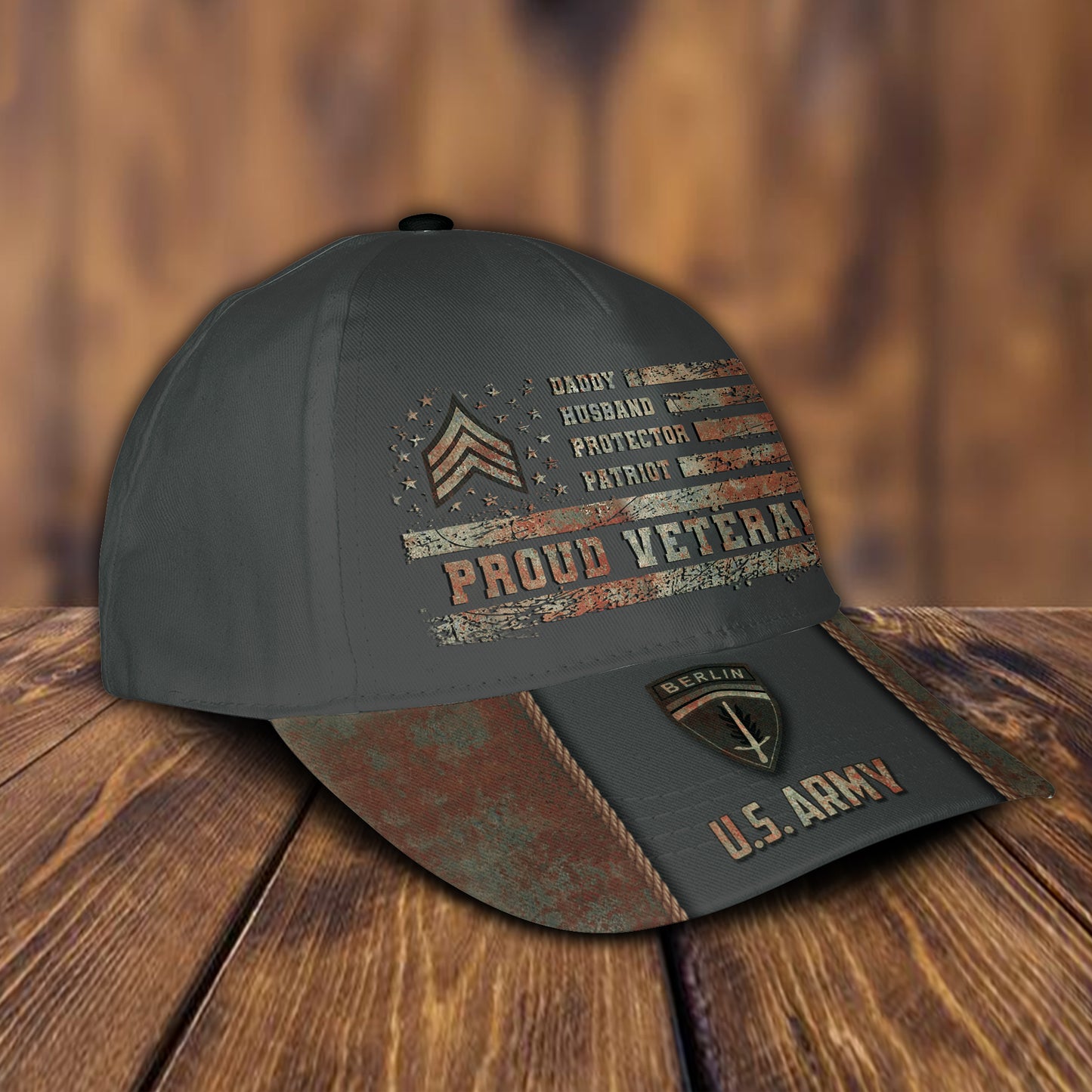 US Military – Army Division All Over Print Cap