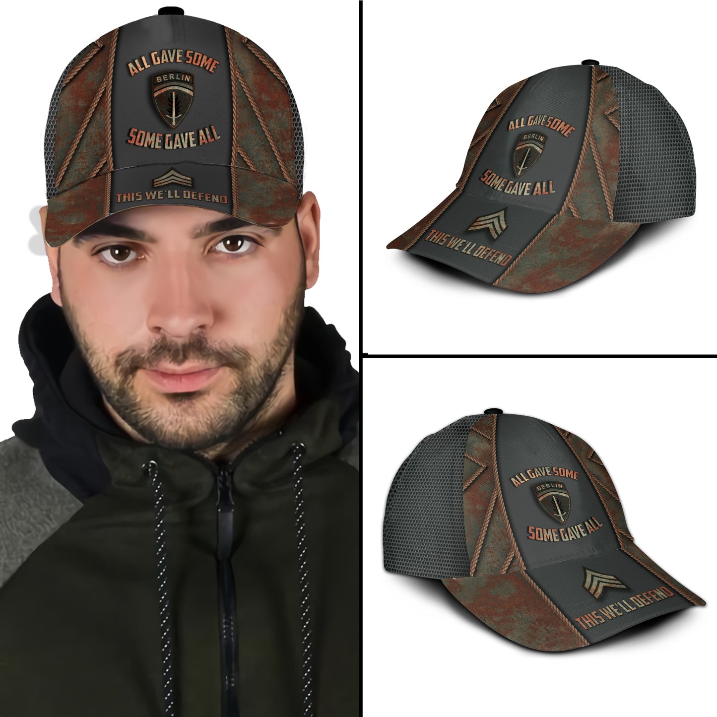 US Military – Army Division All Over Print Cap