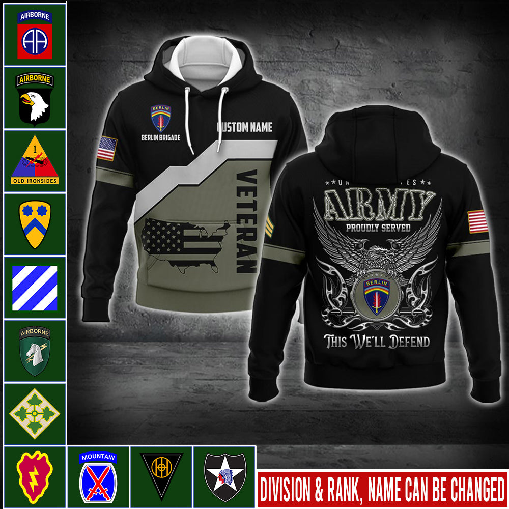 US Militär – Bomberjacke mit Allover-Print der Army Division