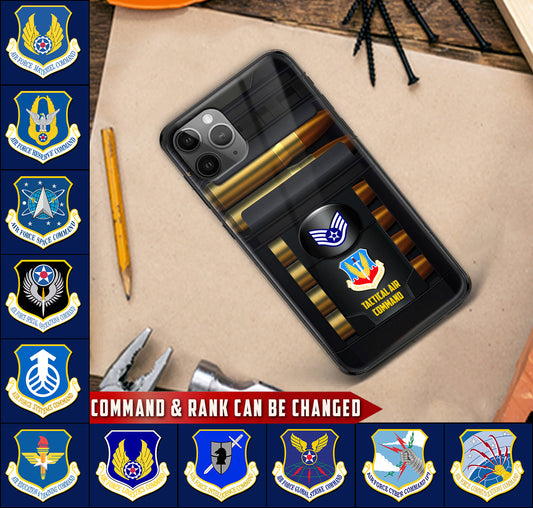 Personalized US Military - Air Force Command Phone Case Printed