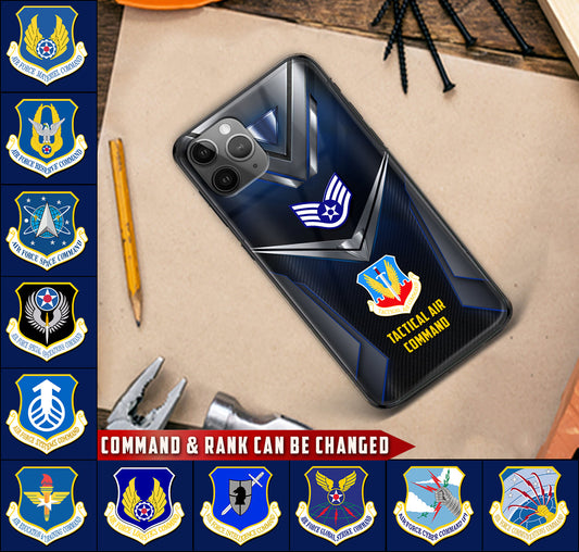 Personalized US Military - Air Force Command Phone Case Printed