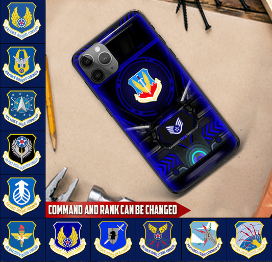 Personalized US Military - Air Force Command Phone Case Printed