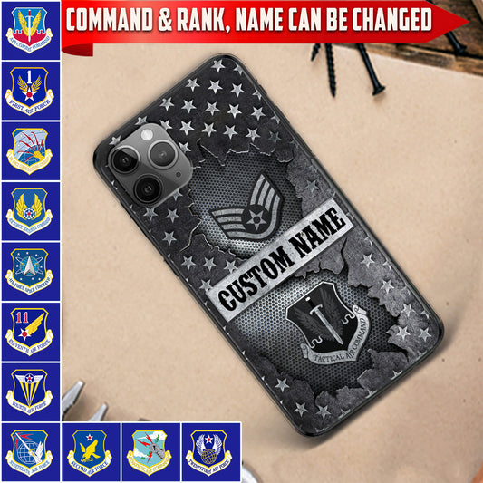 Personalized US Military - Air Force Command Phone Case Printed