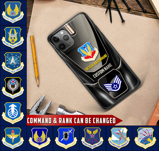 Personalized US Military - Air Force Command Phone Case Printed