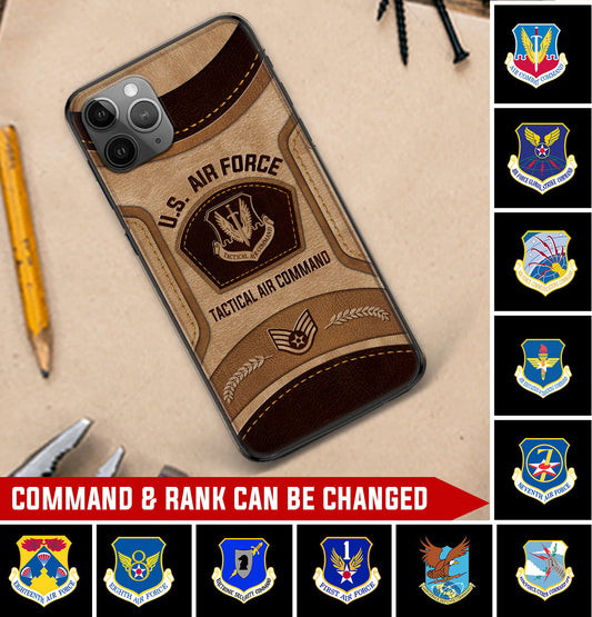 Personalized US Military - Air Force Command Phone Case Printed