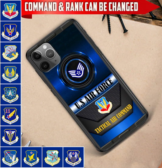 Personalized US Military - Air Force Command Phone Case Printed