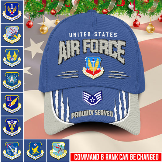 US Military – Air Force Command All Over Print Cap