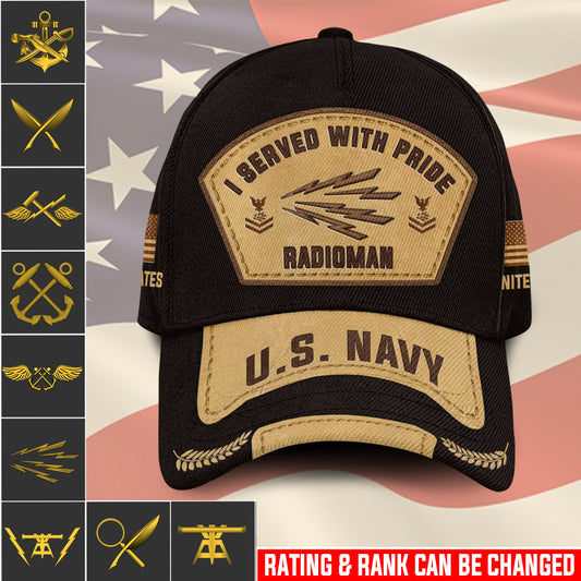 US Military – Navy Rating All Over Print Cap