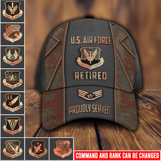 US Military – Air Force Command All Over Print Cap