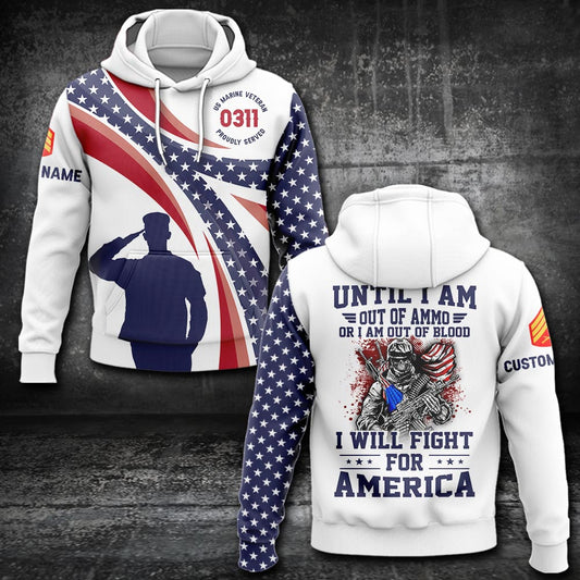 US Military – Marine MOS All Over Print Hoodie