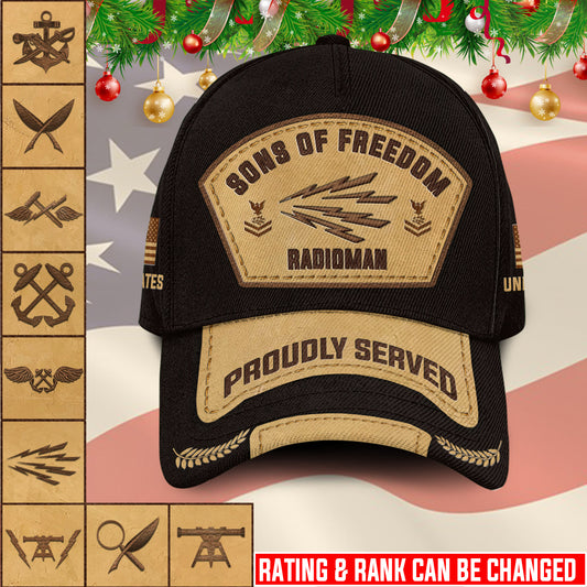 US Military – Navy Rating All Over Print Cap