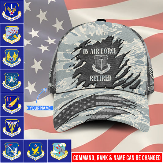 US Military – Air Force Command All Over Print Cap