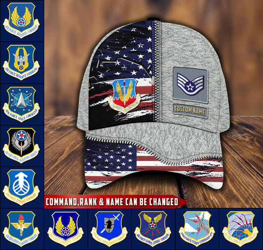 US Military – Air Force Command All Over Print Cap