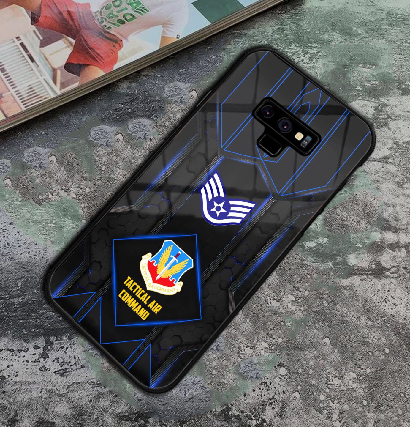 Personalized US Military - Air Force Command Phone Case Printed