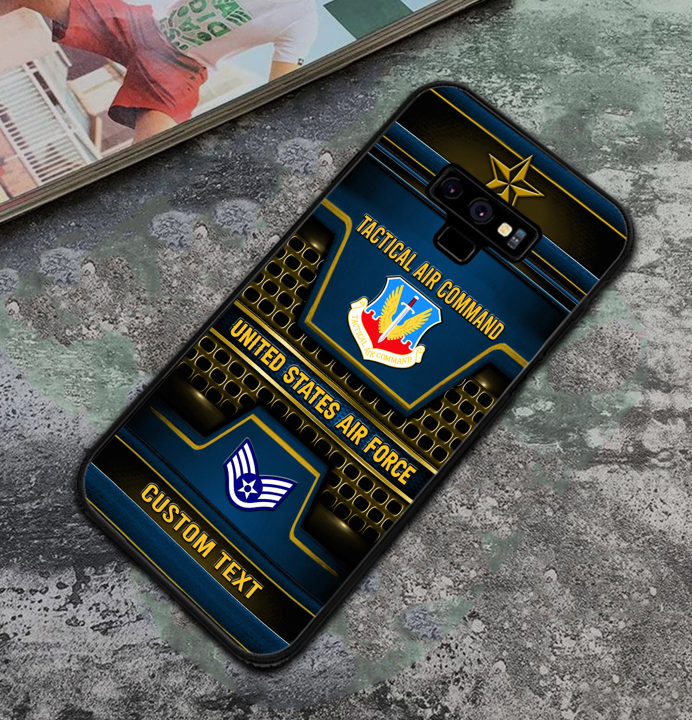 Personalized US Military - Air Force Command Phone Case Printed