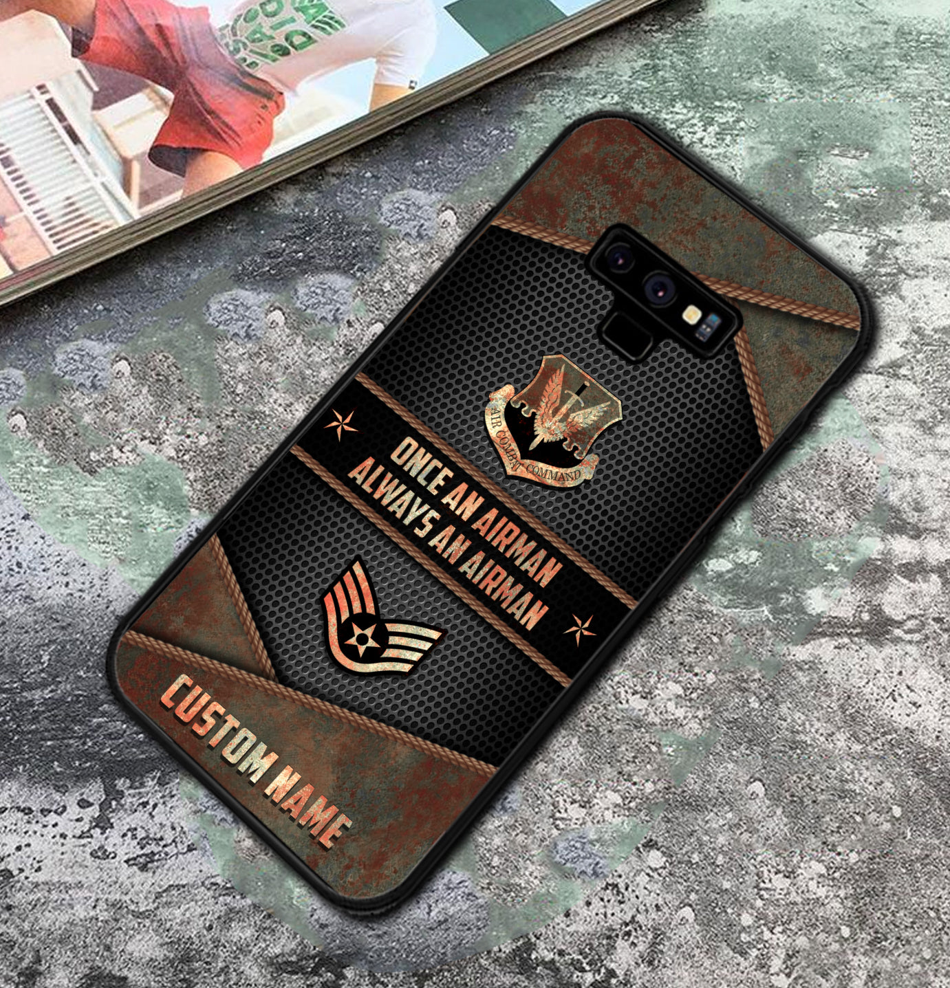 Personalized US Military - Air Force Command Phone Case Printed