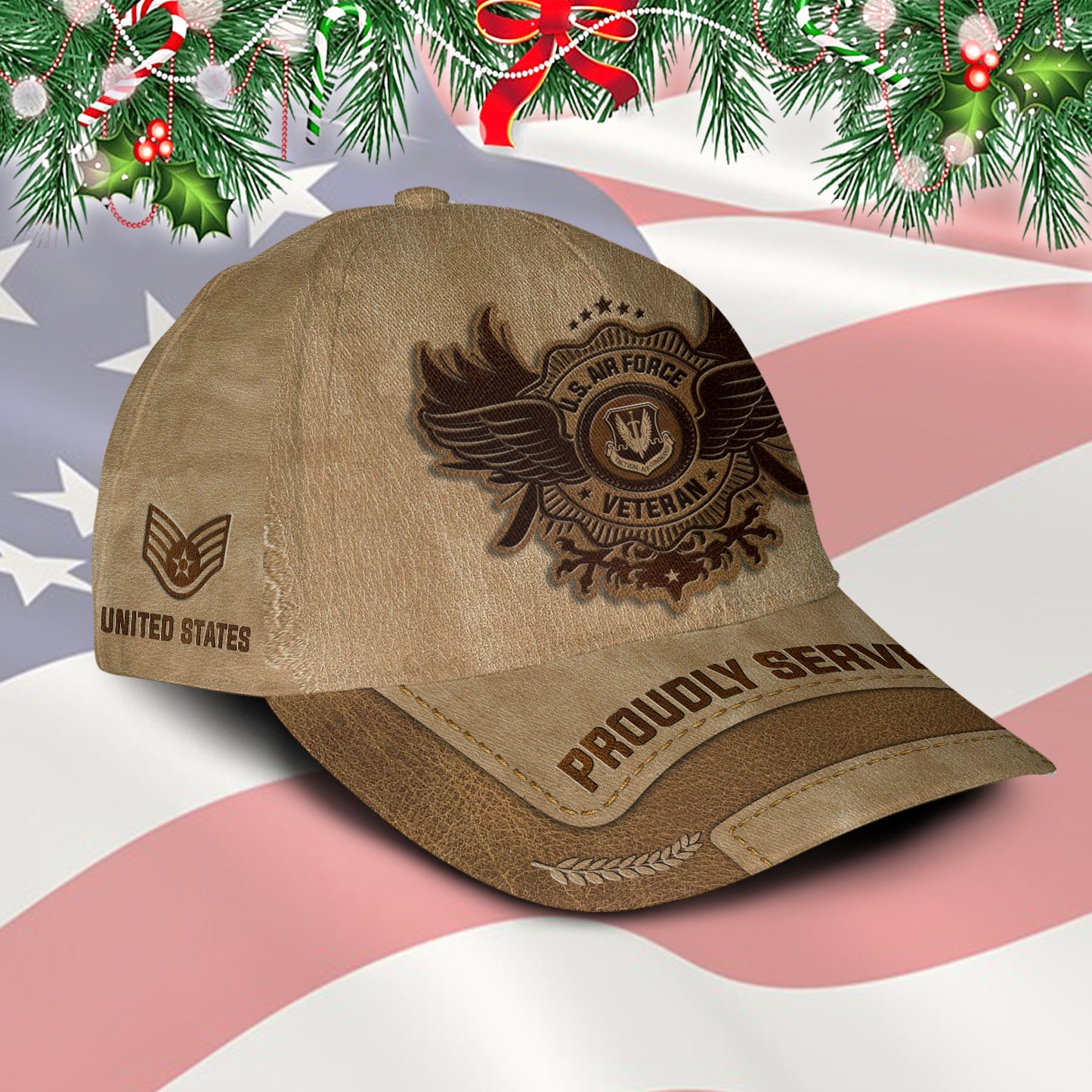 US Military – Air Force Command All Over Print Cap