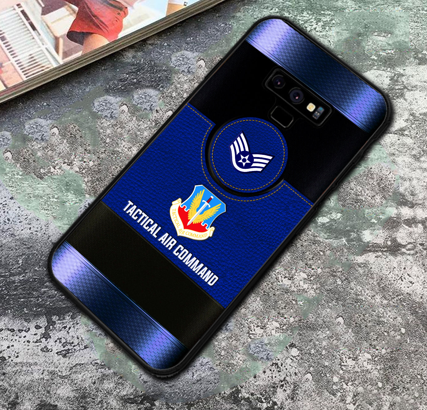 Personalized US Military - Air Force Command Phone Case Printed