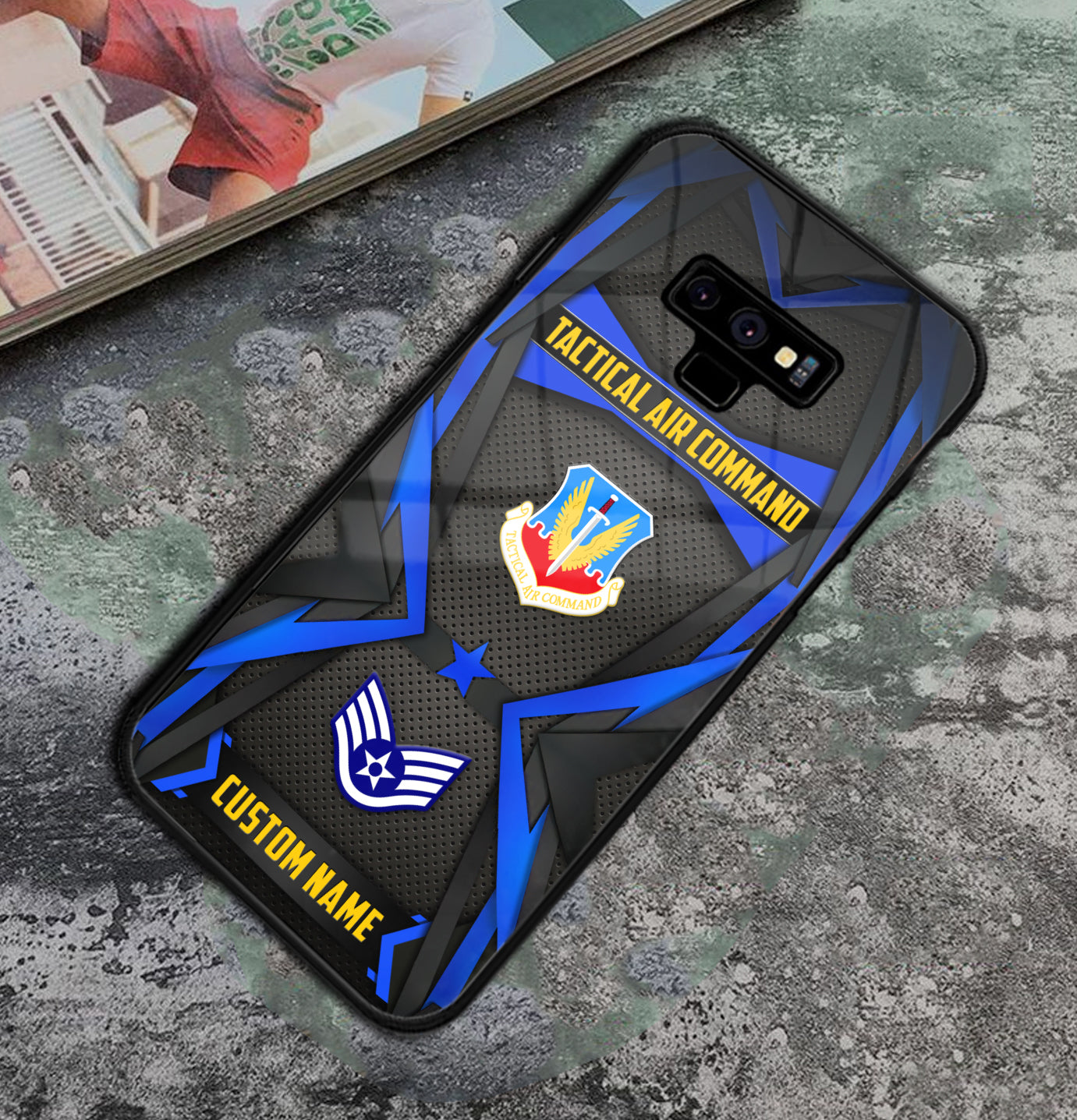 Personalized US Military - Air Force Command Phone Case Printed