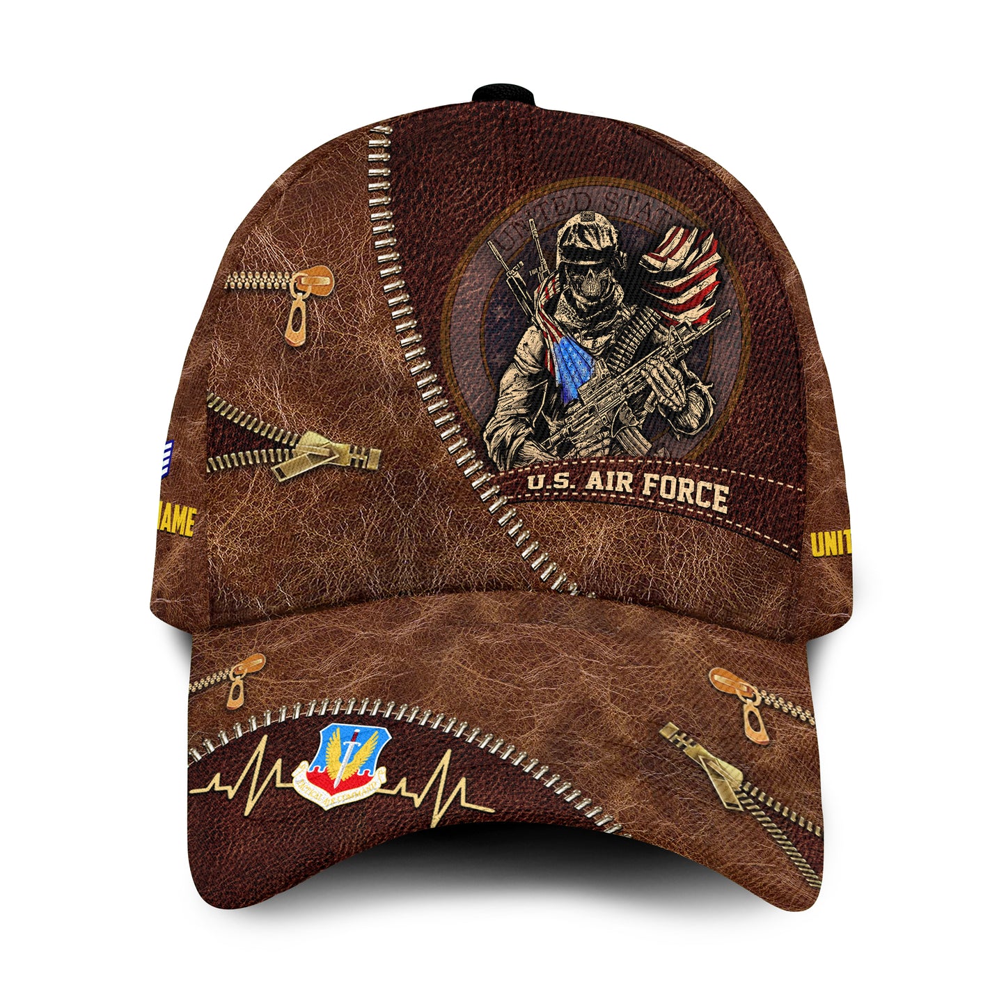 US Military – Air Force Command All Over Print Cap