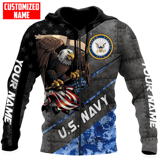 US Navy Veteran - Metallmuster Unisex Shirts