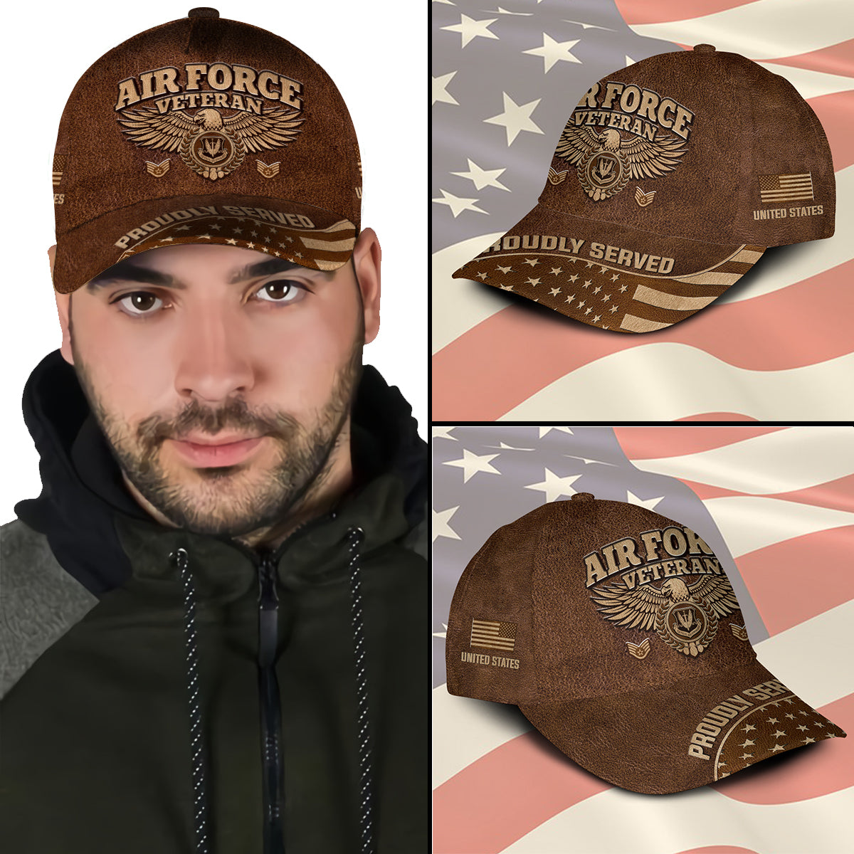 US Militär – Air Force Command All Over Print Cap