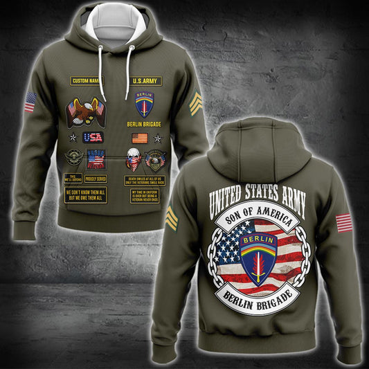 US Military – Army Division All Over Print Hoodie