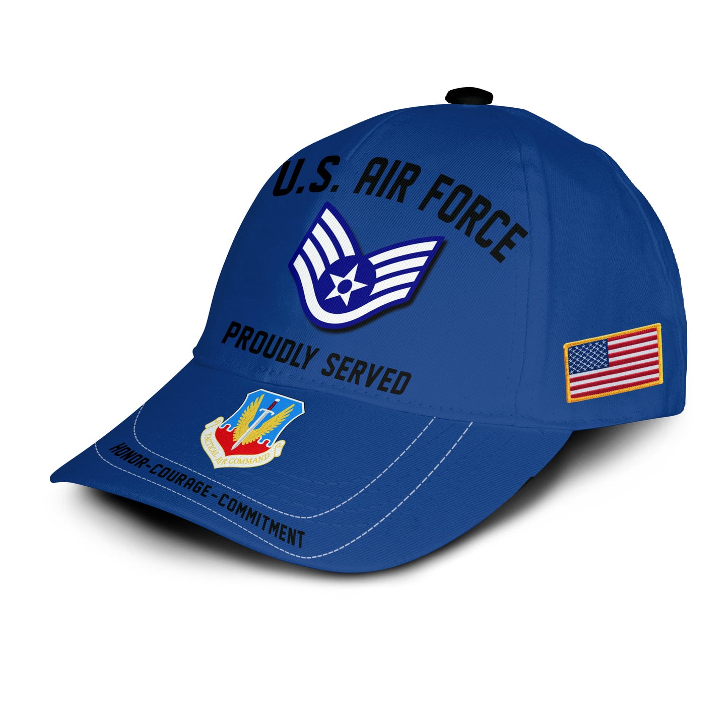 US Military – Air Force Command All Over Print Cap