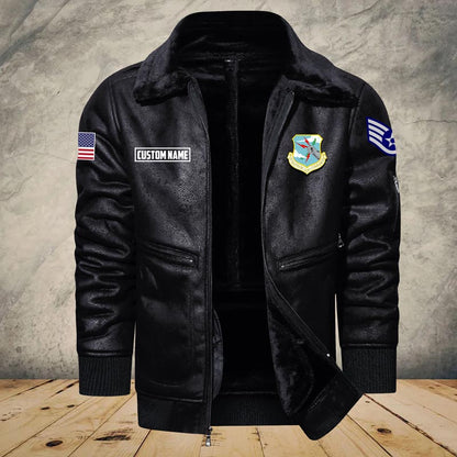 US Military - Air Force Command - Leather Jacket For Veterans