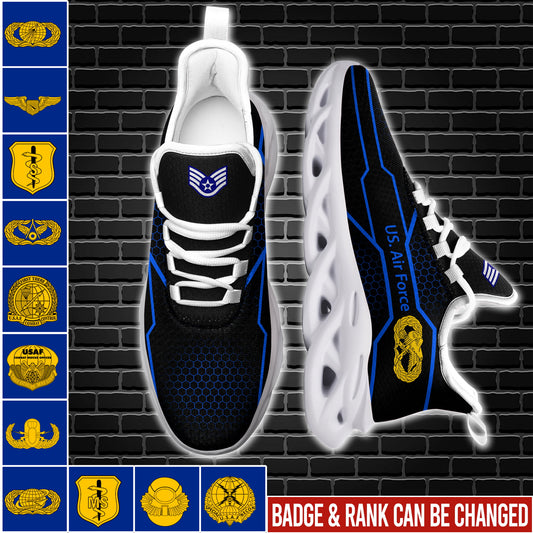 US Military – Air Force Badge All Over Print Sneakers