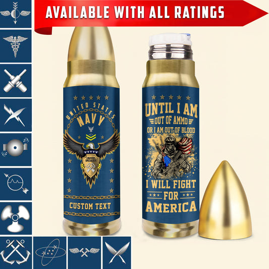 US Military – Navy Rating – Bullet Tumbler