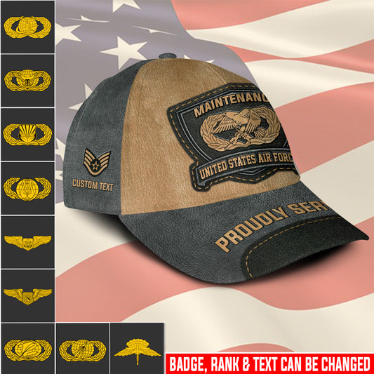 US Military – Air Force Badge All Over Print Cap