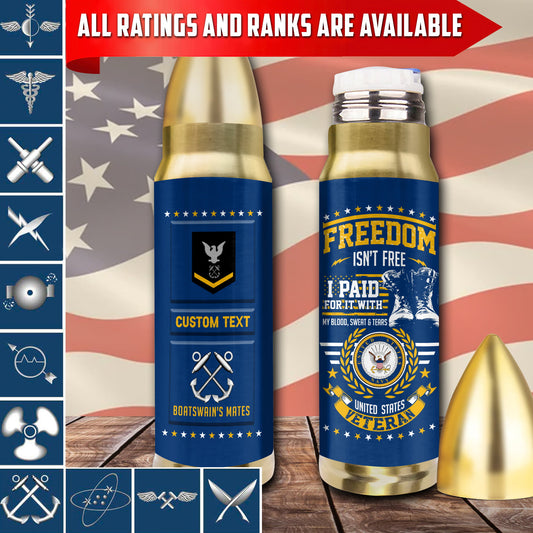 US Military – Navy Rating – Bullet Tumbler