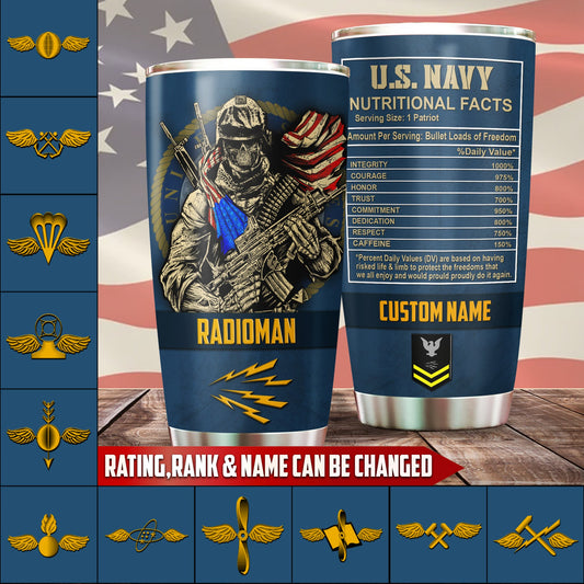 US Military – Navy Rating – Tumbler