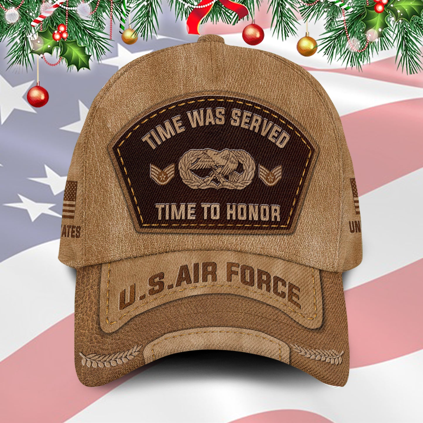 US Military – Air Force Badge All Over Print Cap